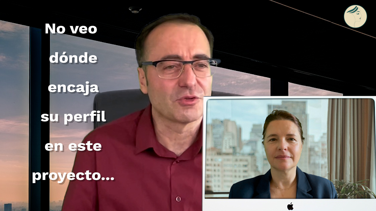 Entrevista de trabajo ficticia entre Ana Bueno y el señor Nieto